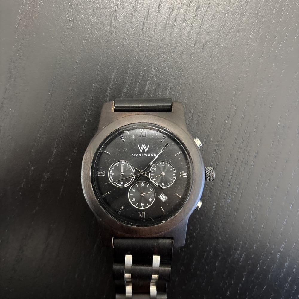 Avantwood Men's Luxury Watch Wood Dial 45mm